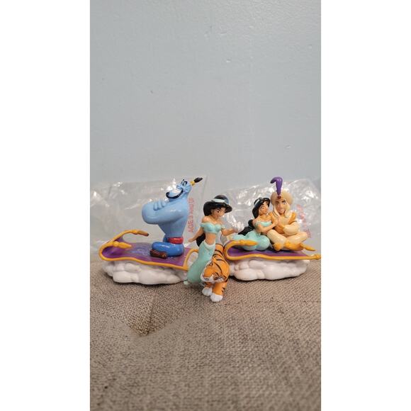 Vintage Applause Disney Aladdin 90s Toy Lot – Jasmine+Aladdin, Jasmine+Rajah,... - Picture 1 of 7